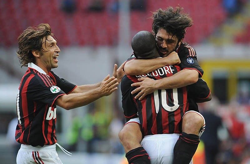 AC Milan - Bộ ba tiền vệ Seedorf, Gattuso, Pirlo