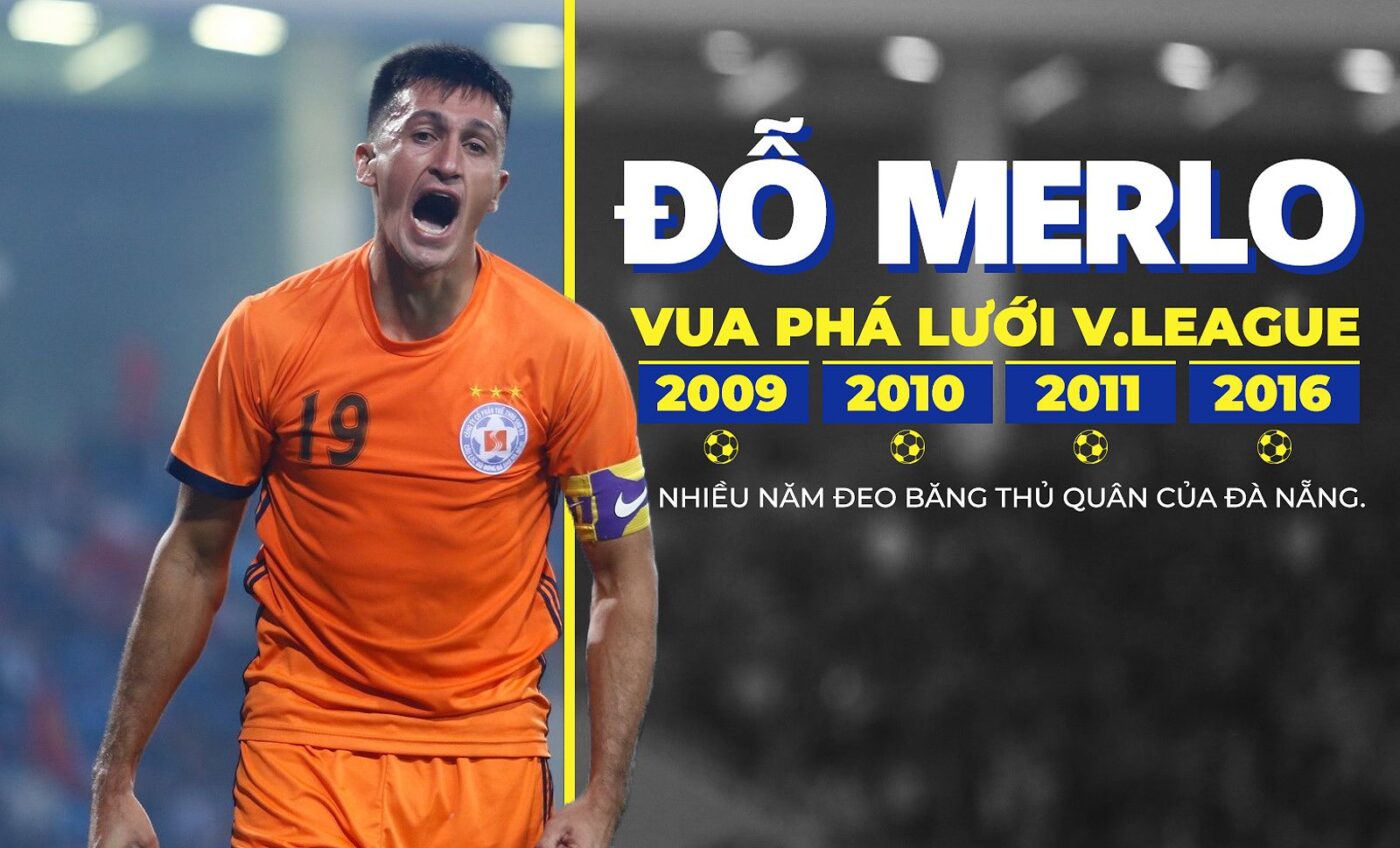 Đỗ Merlo đang là cầu thủ nắm giữ kỷ lục 4 lần đoạt danh hiệu vua phá lưới các năm 2009, 2010, 2011 và 2016