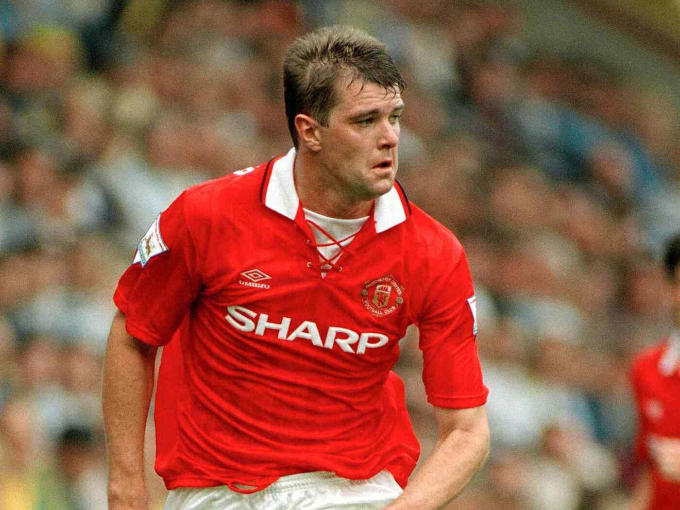 Gary Pallister trong màu áo Manchester United