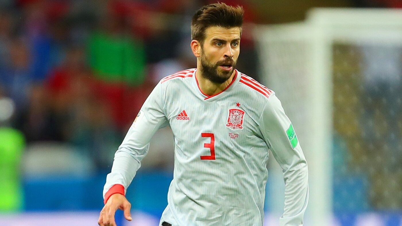 Gerard Pique trong trận đấu