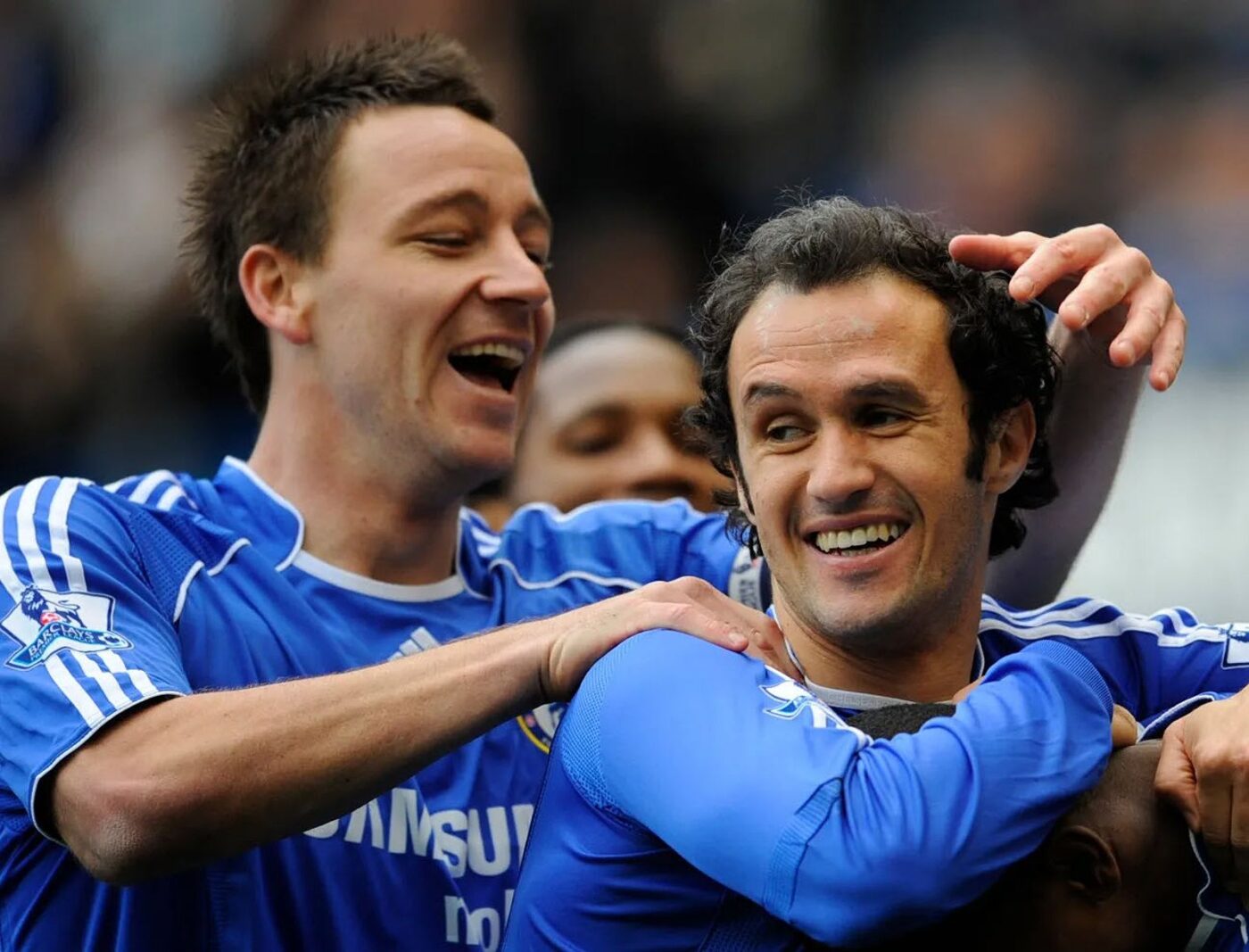 John Terry và Ricardo Carvalho trong màu áo Chelsea