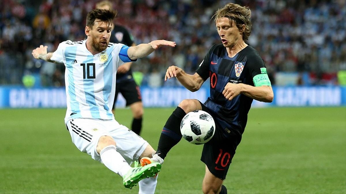 Luka Modrić trong trận đấu